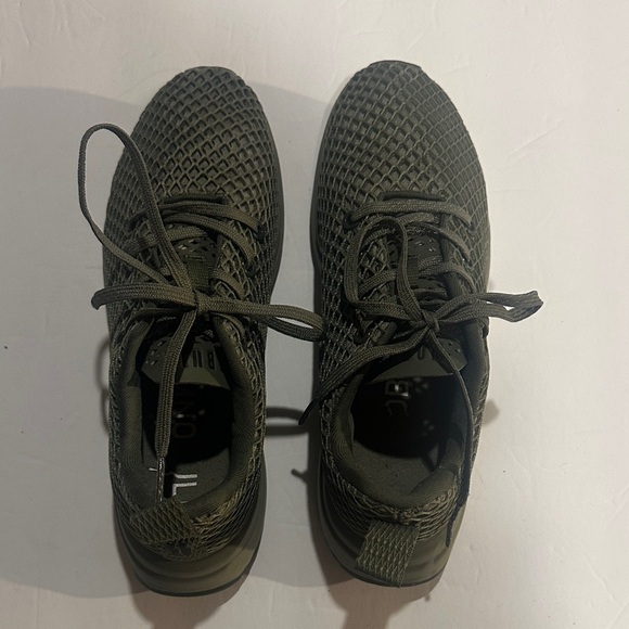 NOBULL Olive Green Men\'s Women’s Sneakers kicks mesh running shoes moss lace ups main image 7